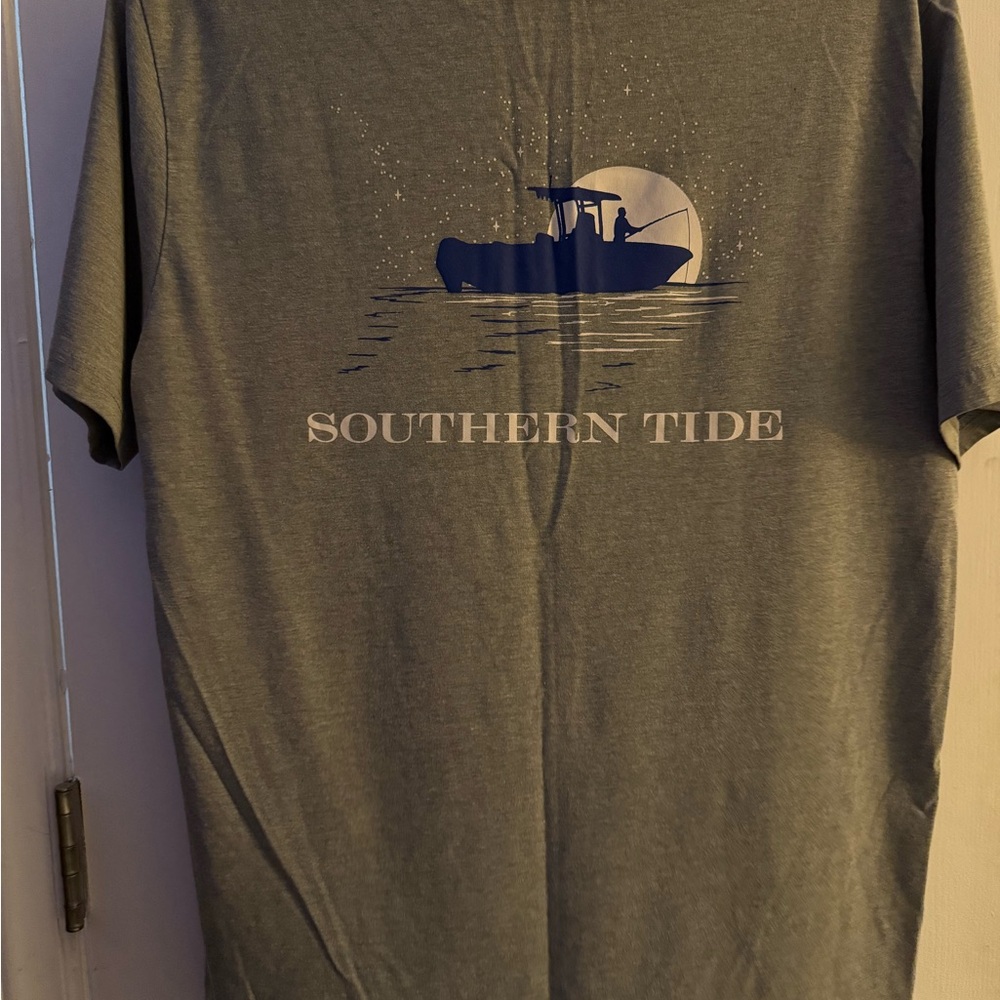 Southern Tide Charcoal Short Sleeve Tee - Picture 2 of 6